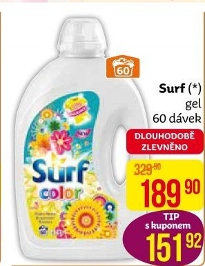 Prací gel Surf