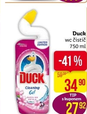 Gelový čistič WC Duck
