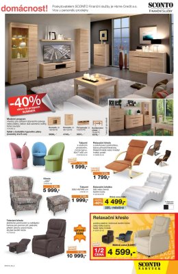 akční leták Sconto nábytek 2.5.2018-22.5.2018