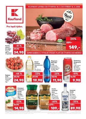 akční leták Kaufland 10.5.2018-16.5.2018