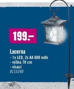 Solární LED lucerna