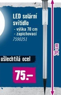 Solární LED svítidlo