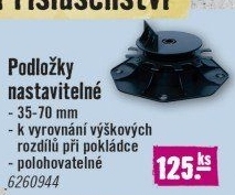 Vyrovnávací podložka pro terasová prkna