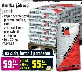 Jádrová omítka Baumit
