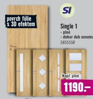 Interiérové dveře Single