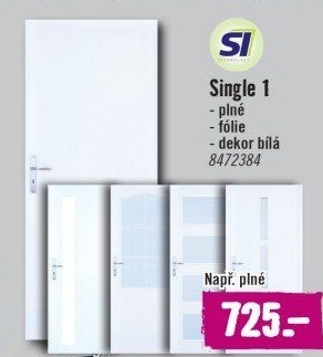 Interiérové dveře Single