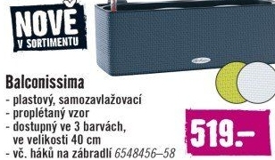 Samozavlažovací truhlík Lechuza