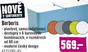 Samozavlažovací truhlík