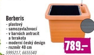 Samozavlažovací truhlík Plastia