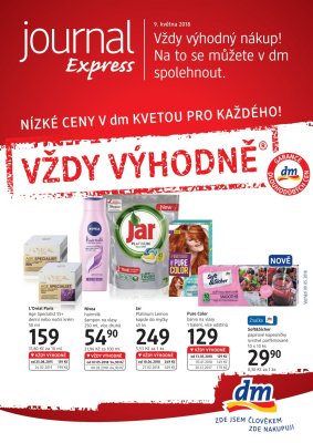 akční leták dm drogerie 9.5.2018-12.6.2018