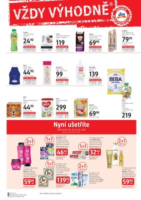 akční leták dm drogerie 9.5.2018-12.6.2018