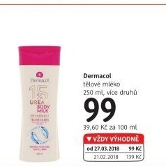 Tělové mléko Dermacol