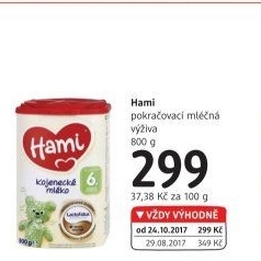 Výživa mléčná Hami
