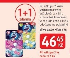 WC blok tuhý Power 5 Domestos