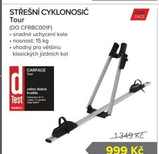 Střešní nosič kol Tour CarFace