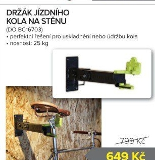Nástěnný držák na jízdní kolo Buzzrack
