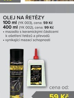 Olej na řetězy EasyBike