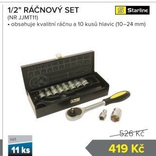 Sada s ráčnou Starline
