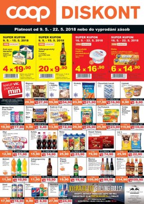 akční leták COOP 9.5.2018-22.5.2018