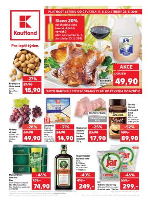 akční leták Kaufland 17.5.2018-23.5.2018