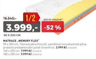 Matrace MEMORY FLEX