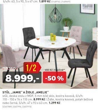 Stůl JAMIE