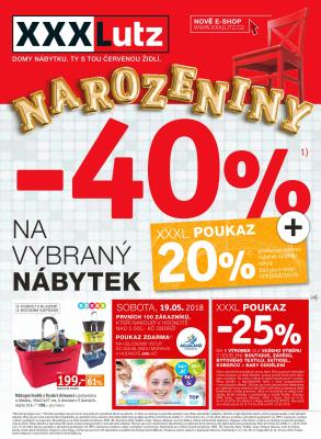 akční leták XXXLutz 14.5.2018-27.5.2018
