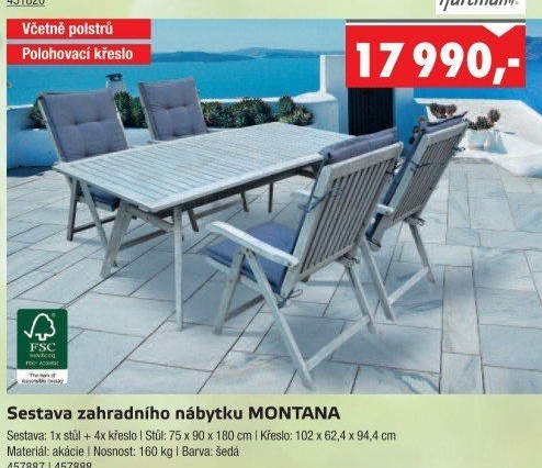 Zahradní set Montana