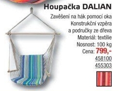 Závěsné houpací křeslo