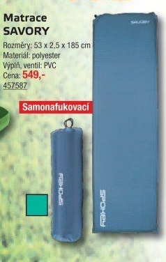Samonafukovací karimatka Spokey