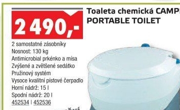 Přenosná toaleta Campingaz