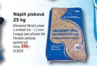 Filtrační písek Marimex