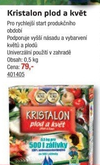 Hnojivo pro plod a květ Kristalon