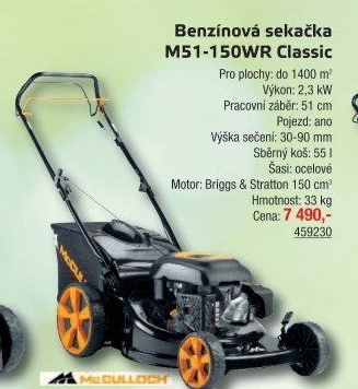 Benzínová sekačka McCulloch M51-150WR