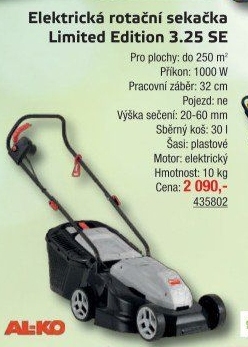 Elektrická rotační sekačka AL-KO Classic 3,25