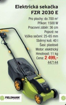 Elektrická sekačka Fieldmann FZR 2030 E