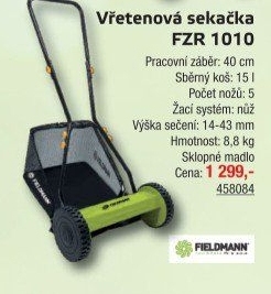 Vřetenová sekačka Fieldmann FZR 1010
