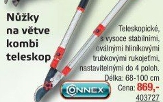 Teleskopické nůžky na větve