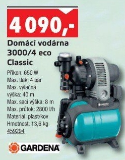 Čerpadlo 3000/4 Classic Gardena