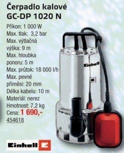 Kalové čerpadlo GC-DP 1020 N Einhell