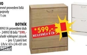 Botník 249931 dub