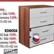 Komoda se zásuvkami 1502
