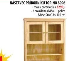 Nástavec příborníku TORINO