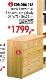 Prádelník 918 lakovaný