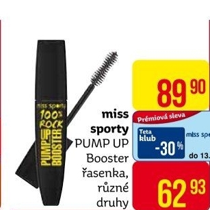 Řasenka Pump Up Booster Miss Sporty