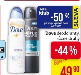Deodoranty Dove
