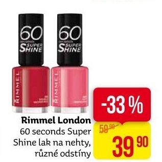 Lak na nehty 60 seconds Super Shine Rimmel