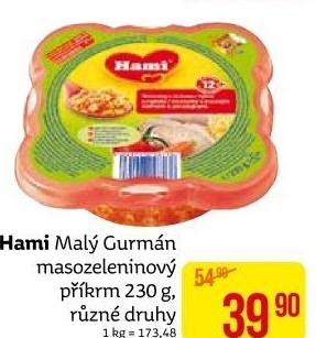Příkrm Malý gurmán Hami