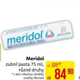 Pasta na zuby Meridol