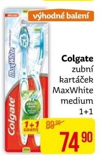 Kartáček na zuby Max White Colgate